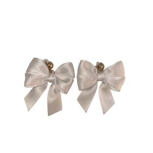 Altar'd State White Bow Earrings